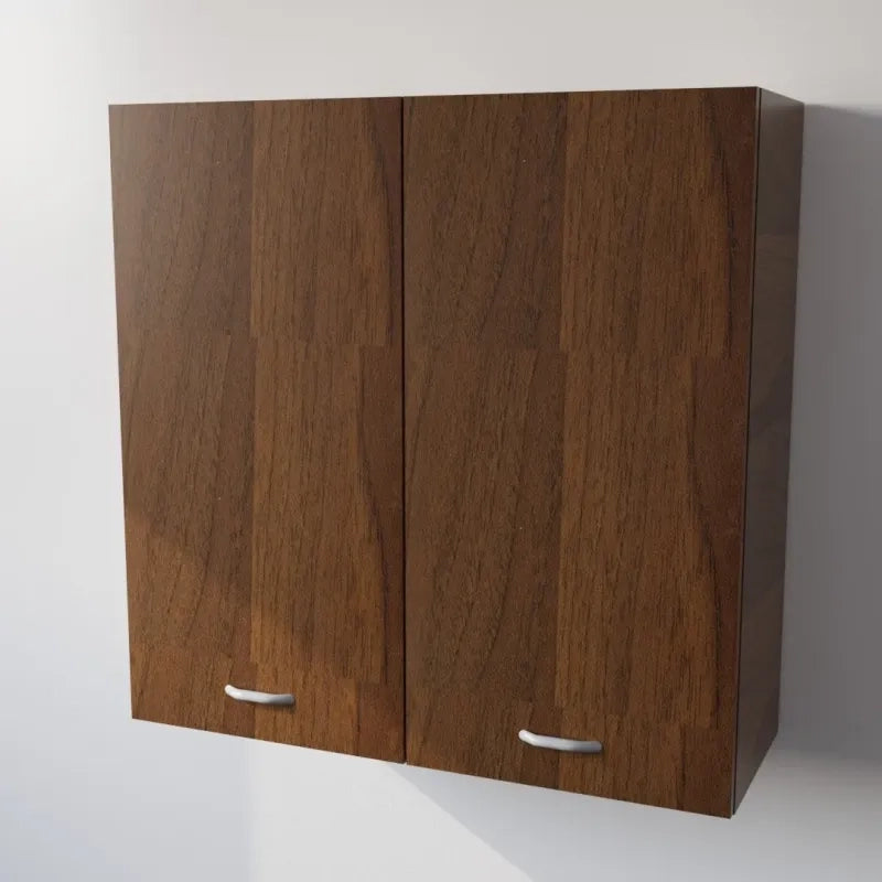 Pensile Scolapiatti H 90X L 90X P 33 Completo Di Scolapiatti In Acciaio Inox. Spedizione In Kit In Colore Noce