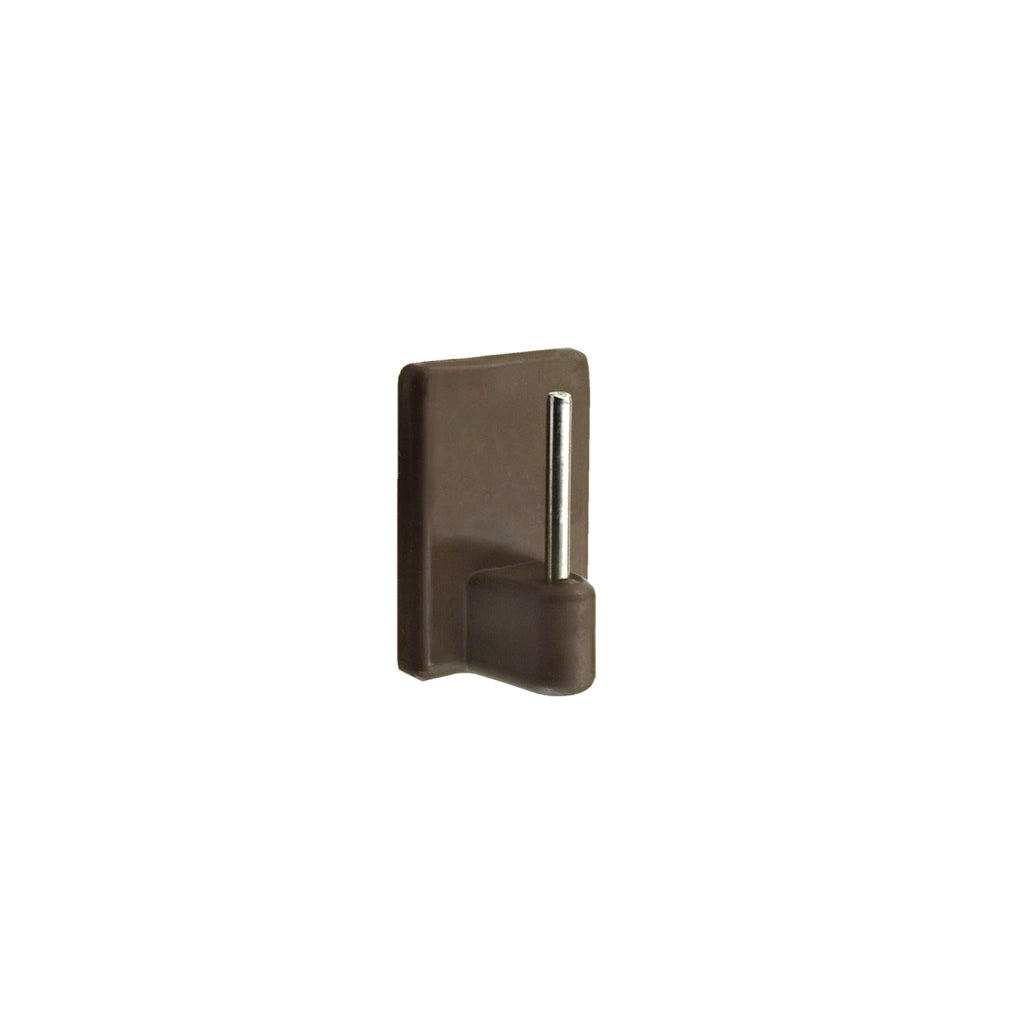 Ganci adesivi per bacchette tenda bianchi - 4 pz.