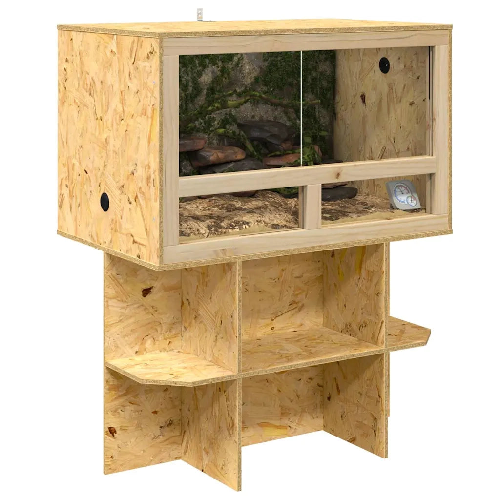 Base per Terrario Marrone 80 x 50 x 50 cm OSB CFW5312379