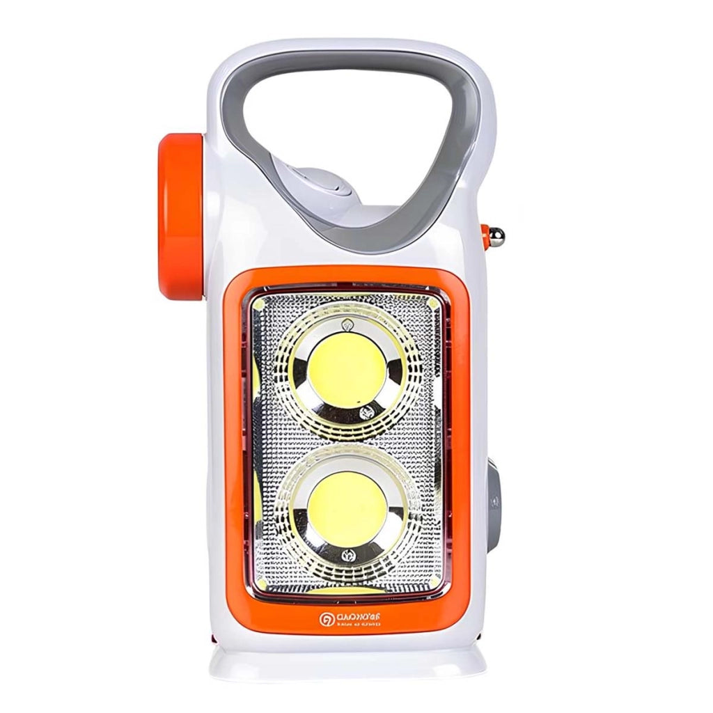 Torcia 16 LED 1W Ricaricabile e Solare Multifunzione Bianco Avizar