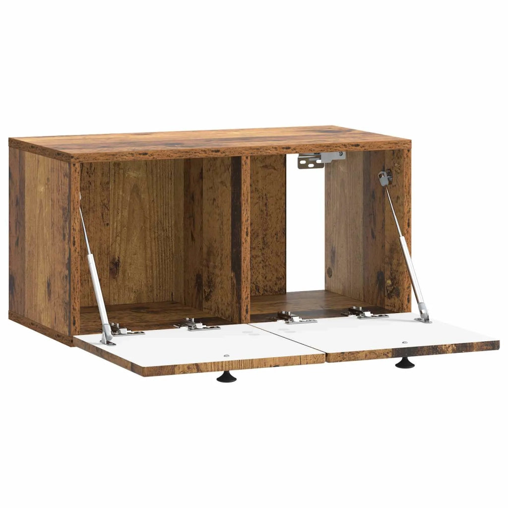 Mobile Porta TV da Muro Legno antico 59,5 x 31 x 30 cm 898033