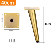 Sostegno per TV in metallo, sostegno per divano, sostegno per tavolo, sostegno per mobili, sostegno per armadio, sostegno per comodino, accessori domestici - Goud 40 cm