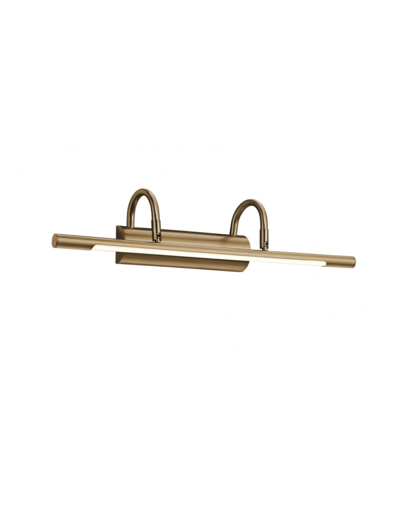 Applique Led Luce Orientabile da Esposizione Cuadro Ottone Trio Lighting
