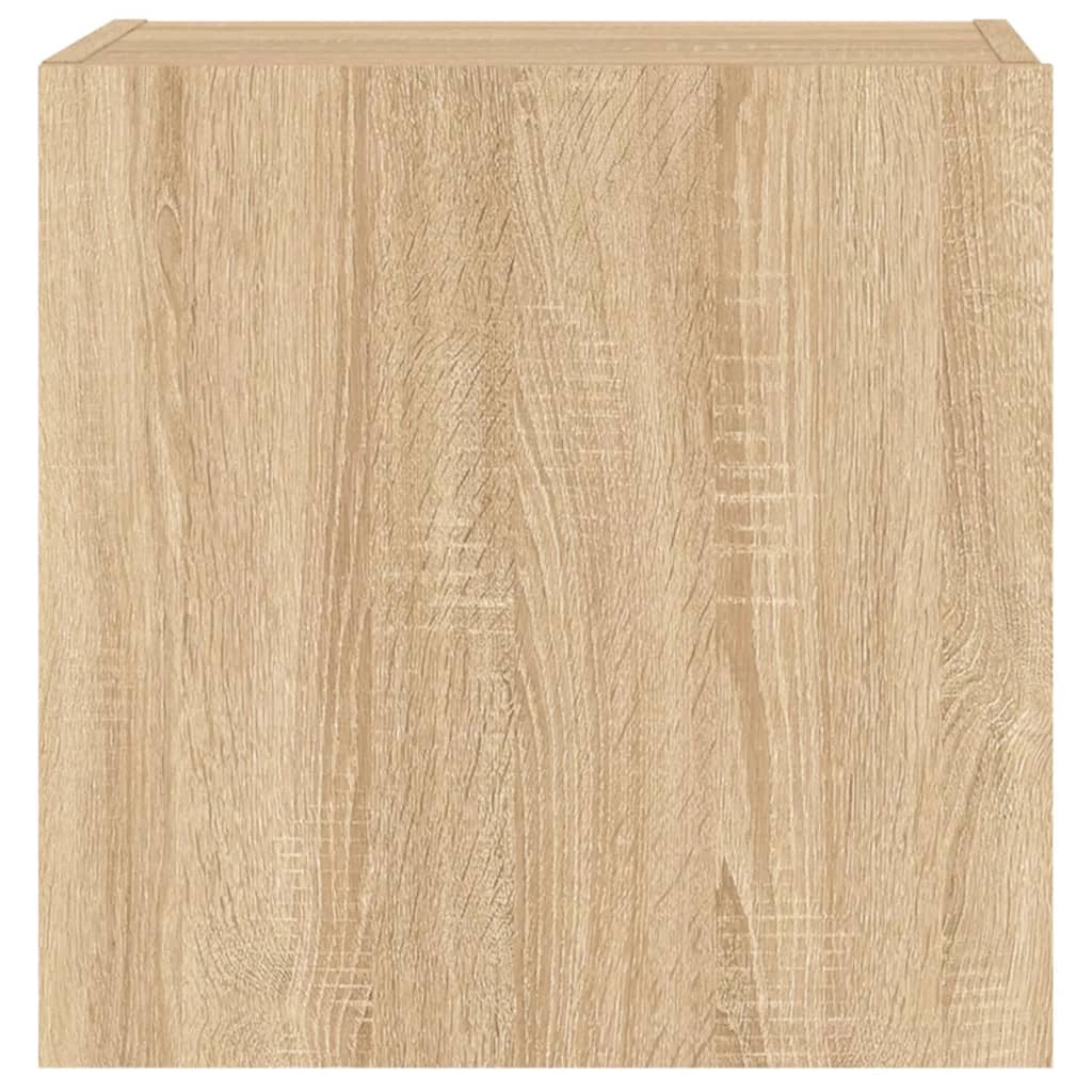 Mobile TV multimediale da parete mensola TV credenza TV per sala da pranzo soggiorno camera da letto 2 pezzi rovere Sonoma 40,5 x 30 x 40 cm marrone 02_0028996
