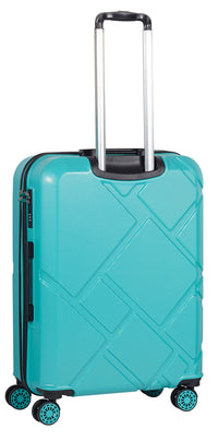 Trolley Valigia Media Rigida in ABS 4 Ruote TSA Ravizzoni Mango Turchese