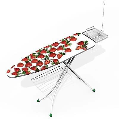 GIMI 1463031000000 Prestige Asse da Stiro con Poggiaferro e Griglia Portabiancheria 122x38 cm colore Assortito