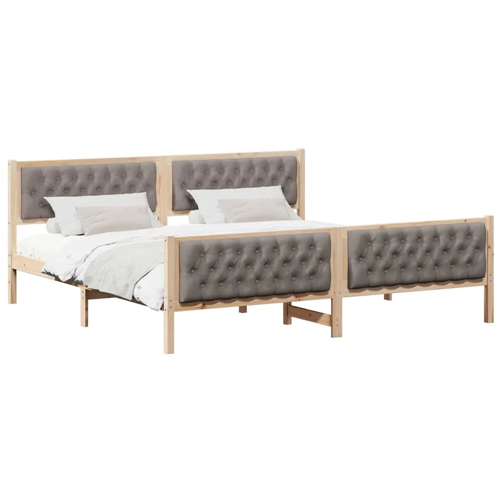 Struttura del letto Talpa 200 x 200 cm Pino massello