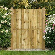 Cancello da giardino 100 x 150 cm Legno Massello di Pino Verde 42048115