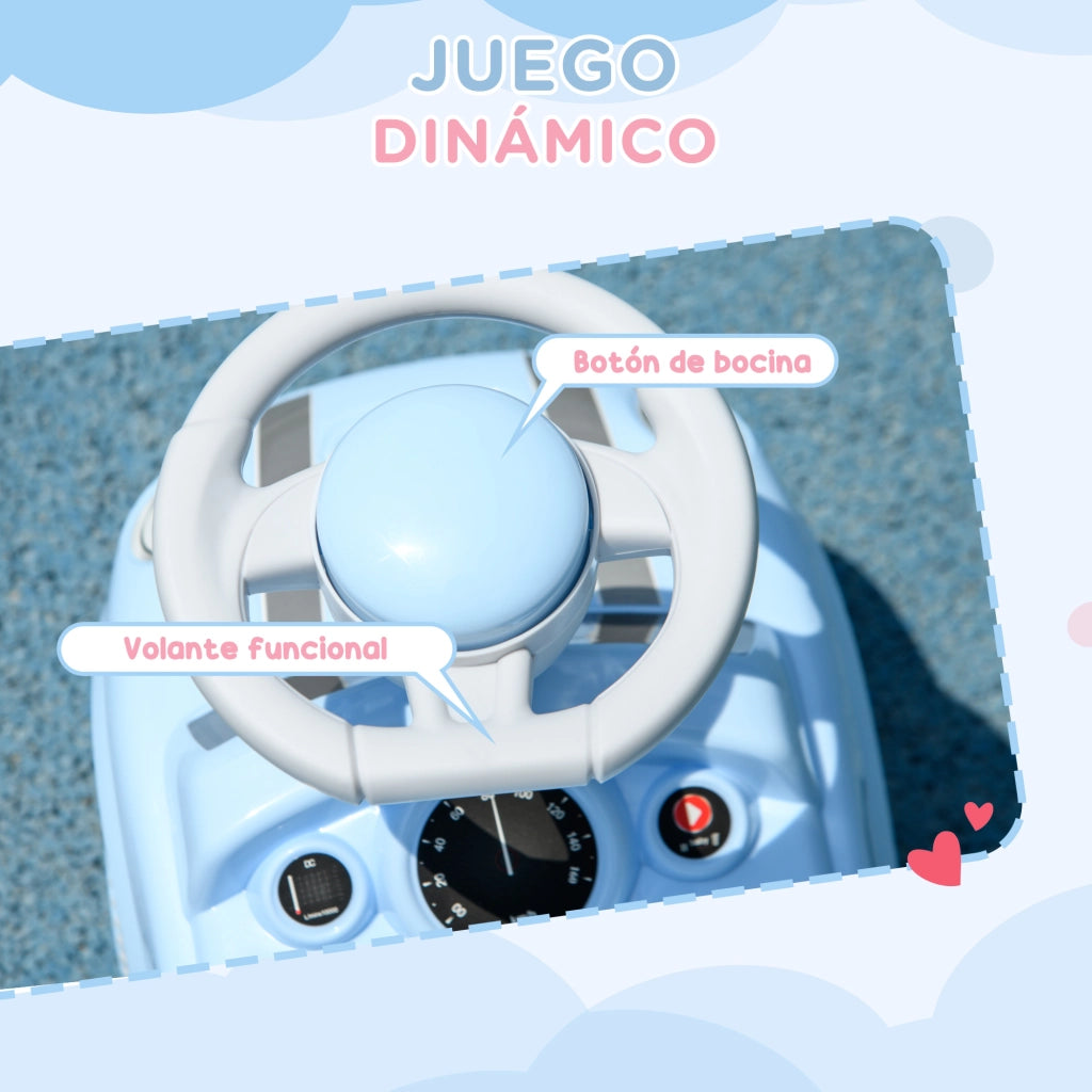 Giocattolo Correpasillos con Volante ¨C zephmum ¨C 53x25x35 cm Azzurro