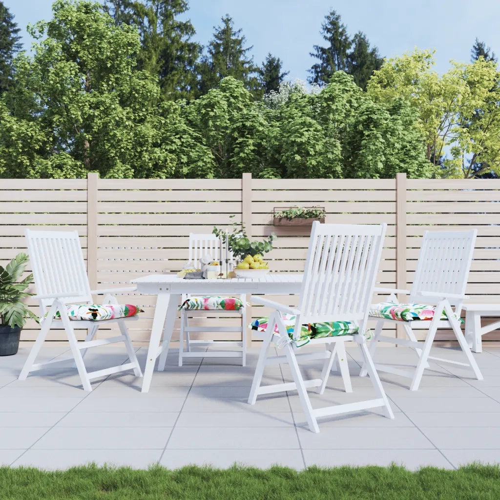 Cuscini per Sedia 2 pz | Cuscini per sedie Multicolore 40x40x7 cm Tessuto