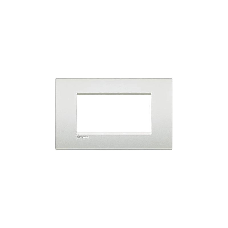Lnc4804Pr Placca Air 4 Moduli Bianco Perla Livinglight
