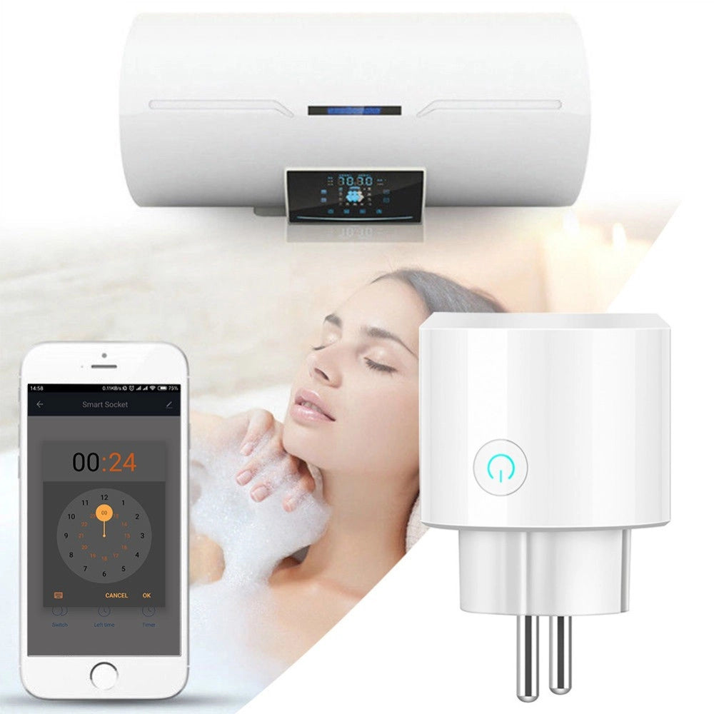 Trade Shop - Smart Plug Presa Corrente Wifi Timer Elettrodomestici Domotica Per Ios E Android -