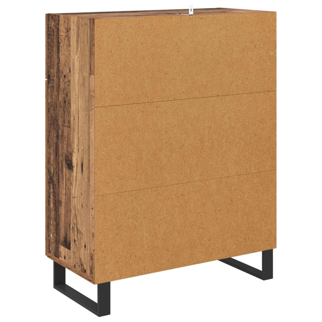Credenza | Madia | Buffet da pranzo | Armadio da pranzo Legno vecchio 69,5 x 34 x 90 cm Legno multistrato