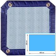 Copertura Isotermica Energy Bubble Trasparente 400 µ - 12,00 X 6,00 M Dimensione piscina: 4.00 X 2.00 m
