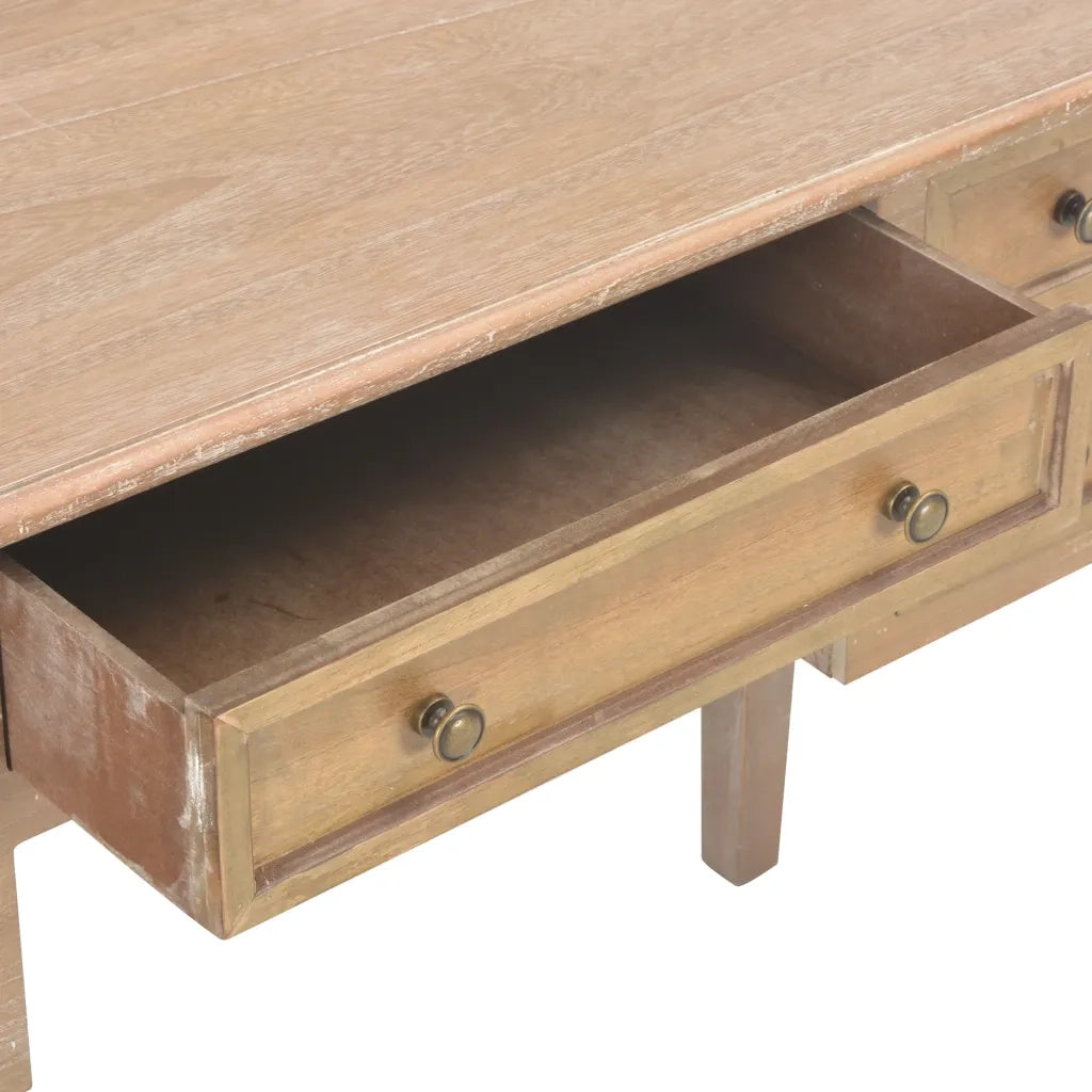 Scrivania Marrone 109,5x45x77,5 cm in Legno cod mxl 64366