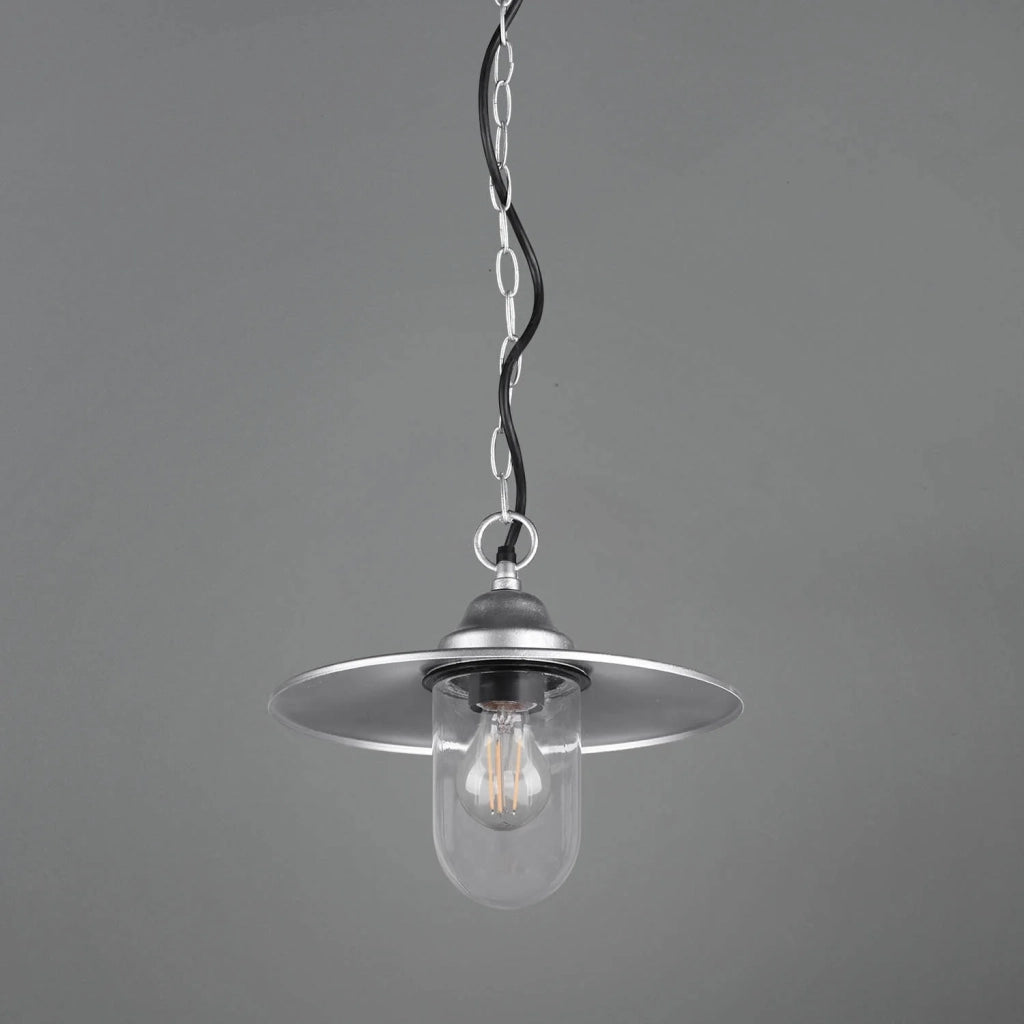 LÚZETE - LUCE A SOSPENSIONE PER ESTERNI E27 IP44 ZINC TULSI
