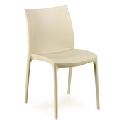 Grover, Sedia da Esterno una Sedia Made in Italy, Beige