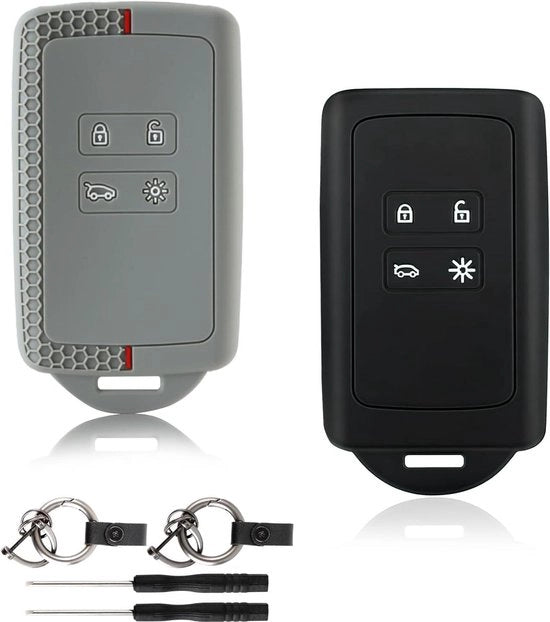 Chiavi di silicone per Clio Espace 5 Master Bus Talisman - 2 pezzi - morbidi elastici resistenti ai graffi idrorepellenti - inclusa apposita cinghia per chiave.