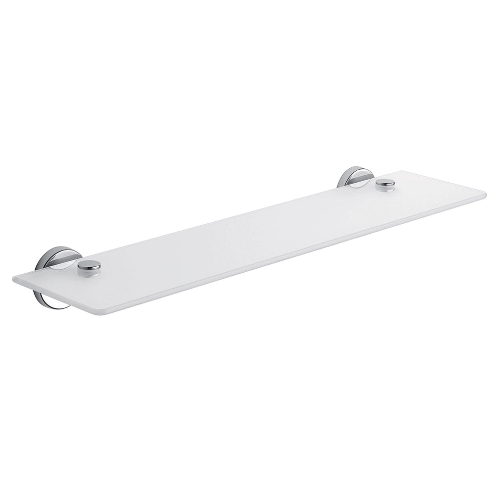 Mensola 52 cm Gedy in vetro temperato satinato | Felce