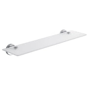 Mensola 52 cm Gedy in vetro temperato satinato | Felce