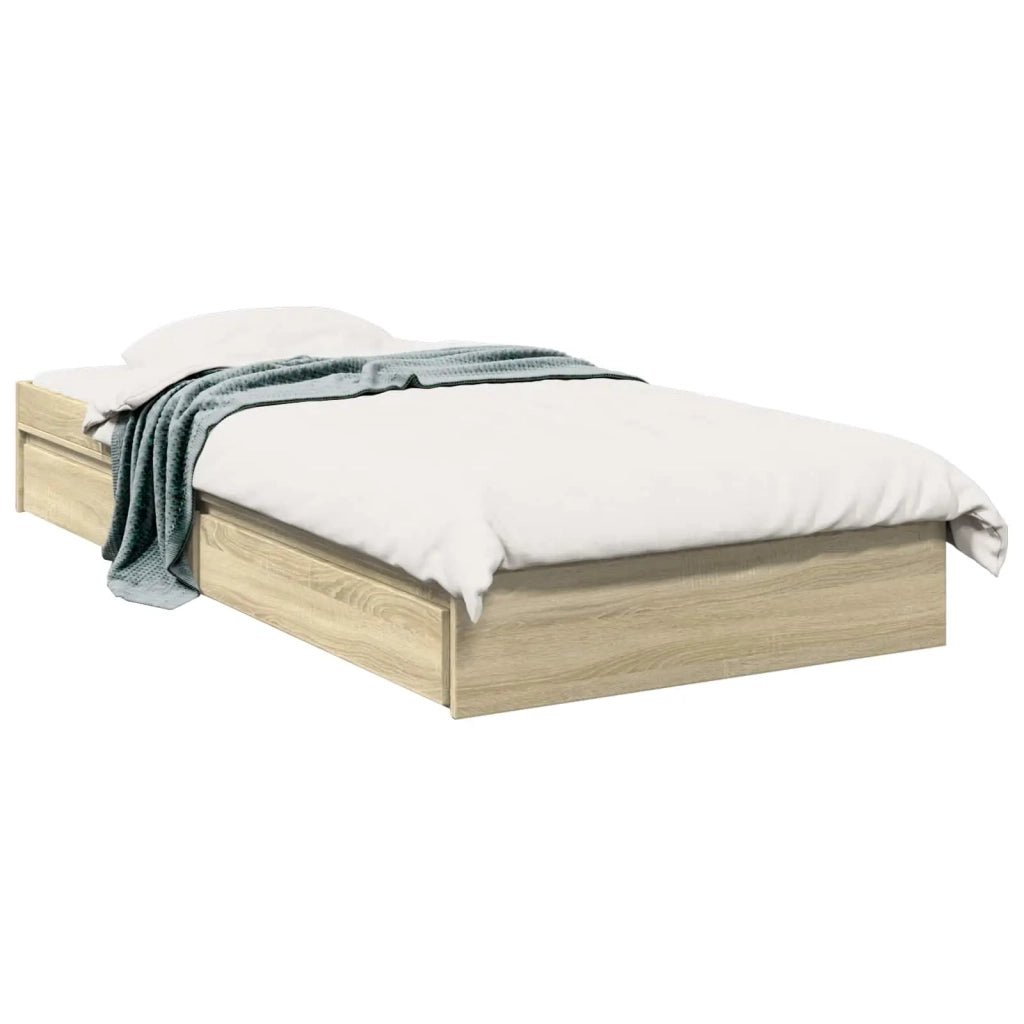 Telaio del letto con storage Rovere Sonoma 80 x 200 cm 3429590