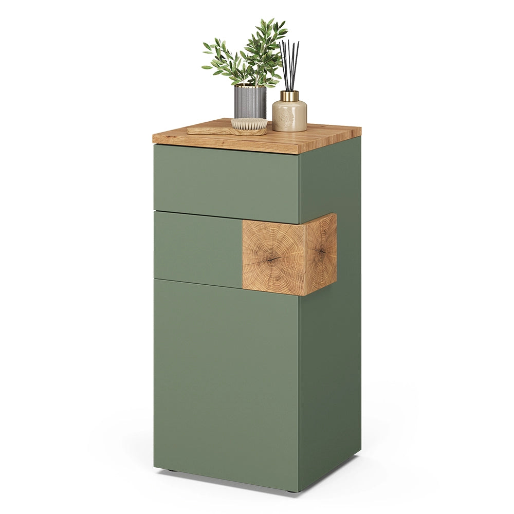 Vicco mobiletto bagno Verde/Artigianale 40 x 84 cm
