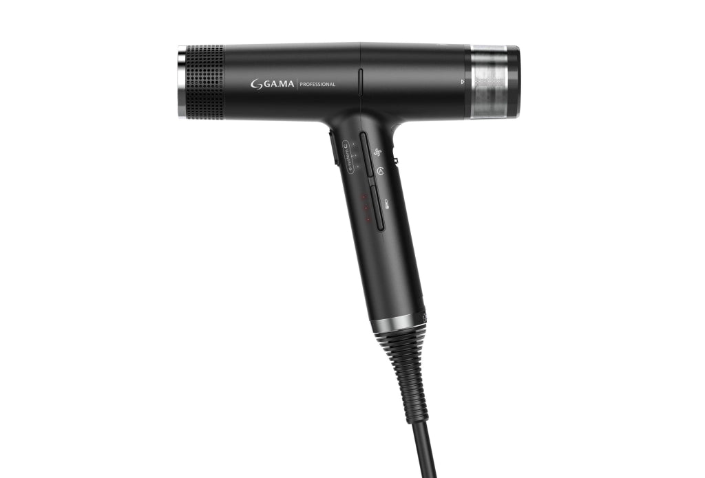 Ga.ma PH6065.BK iQ1 Perfetto Asciugacapelli 1600W Motore Brushless 110000 rpm Oxy-Active 3 velocita' 4 temperature colore Nero