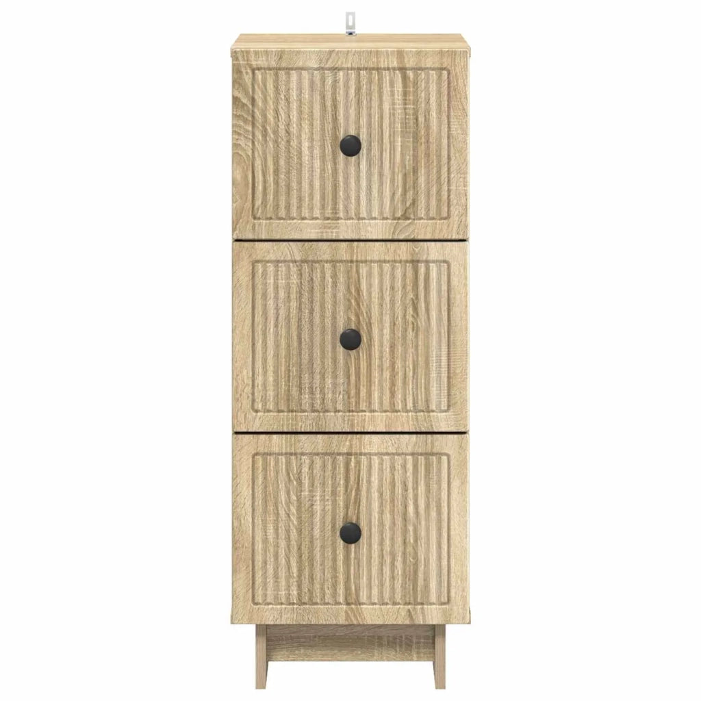 Mobile con Cassetti Rovere Sonoma 33 x 34,5 x 90 cm 893927