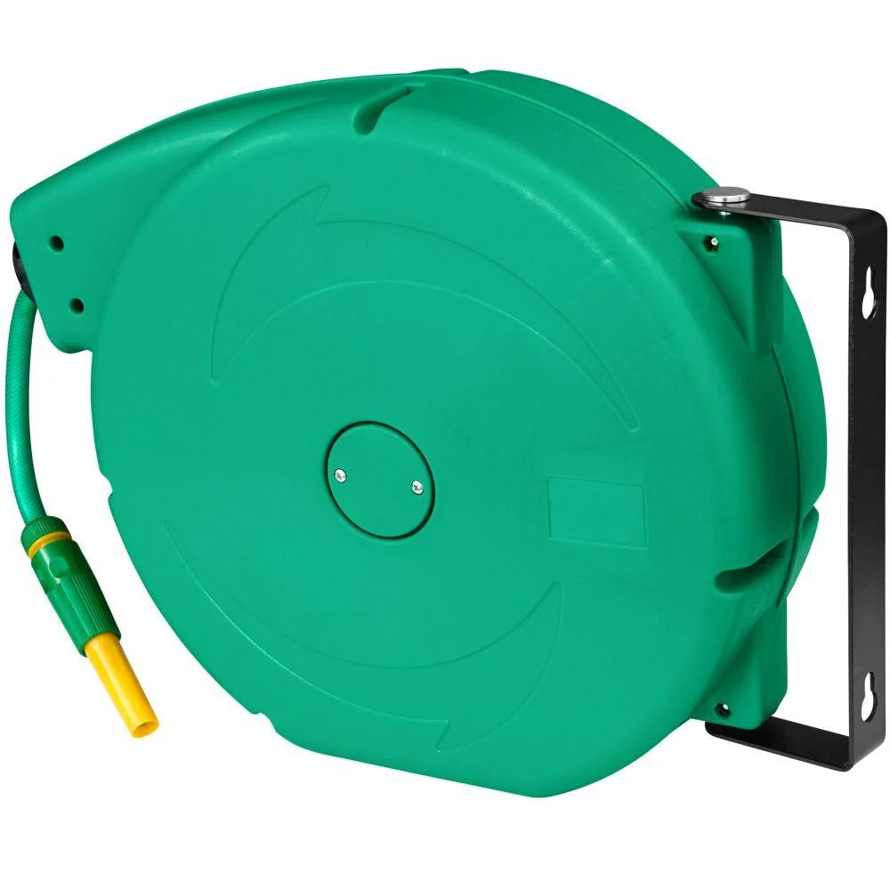 Avvolgitubo con tubo da giardino girevole 20 m verde 3408185