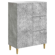 Credenza Grigio Cemento 66 x 34,5 x 90 cm Legno ingegnerizzato 895088