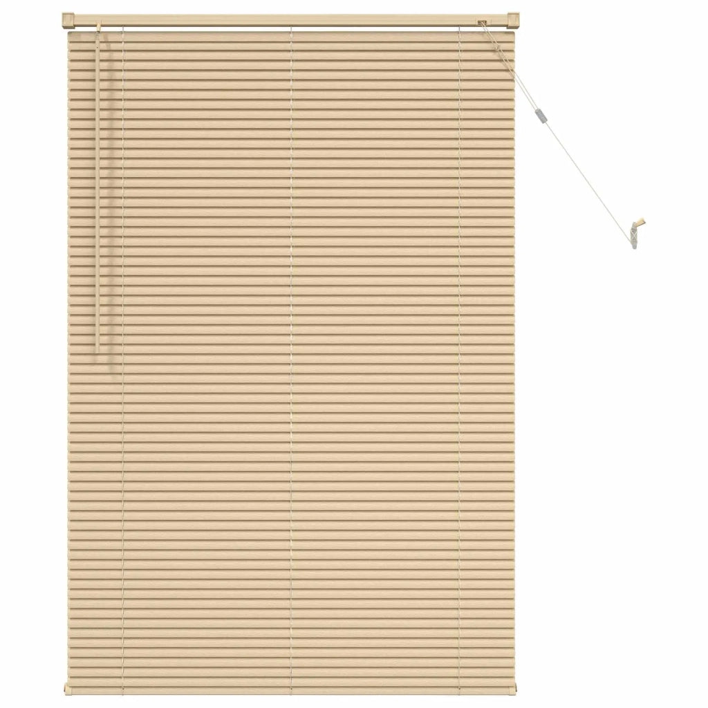 Tenda Veneziana Marrone Chiaro con Motivo 150 x 90 cm 25 mm PVC