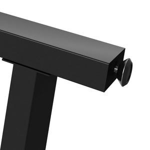 Base per tavolo 80x72 cm verniciatura a polvere nero Telaio per tavoli gambe tavolo