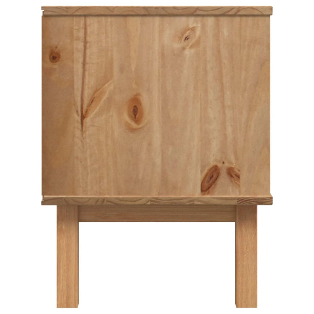 Supporto TV OTTA 113,5 x 43 x 57 cm Nero Legno Massello di Pino