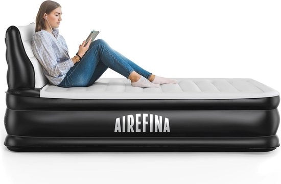 Matrimoniale Lente Matras Opblaasbaar con Inflazione Integrata per uso Casa e Campeggio