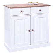 Madia Buja, Credenza 2 Cassetti, 90x45x86h cm Bianco