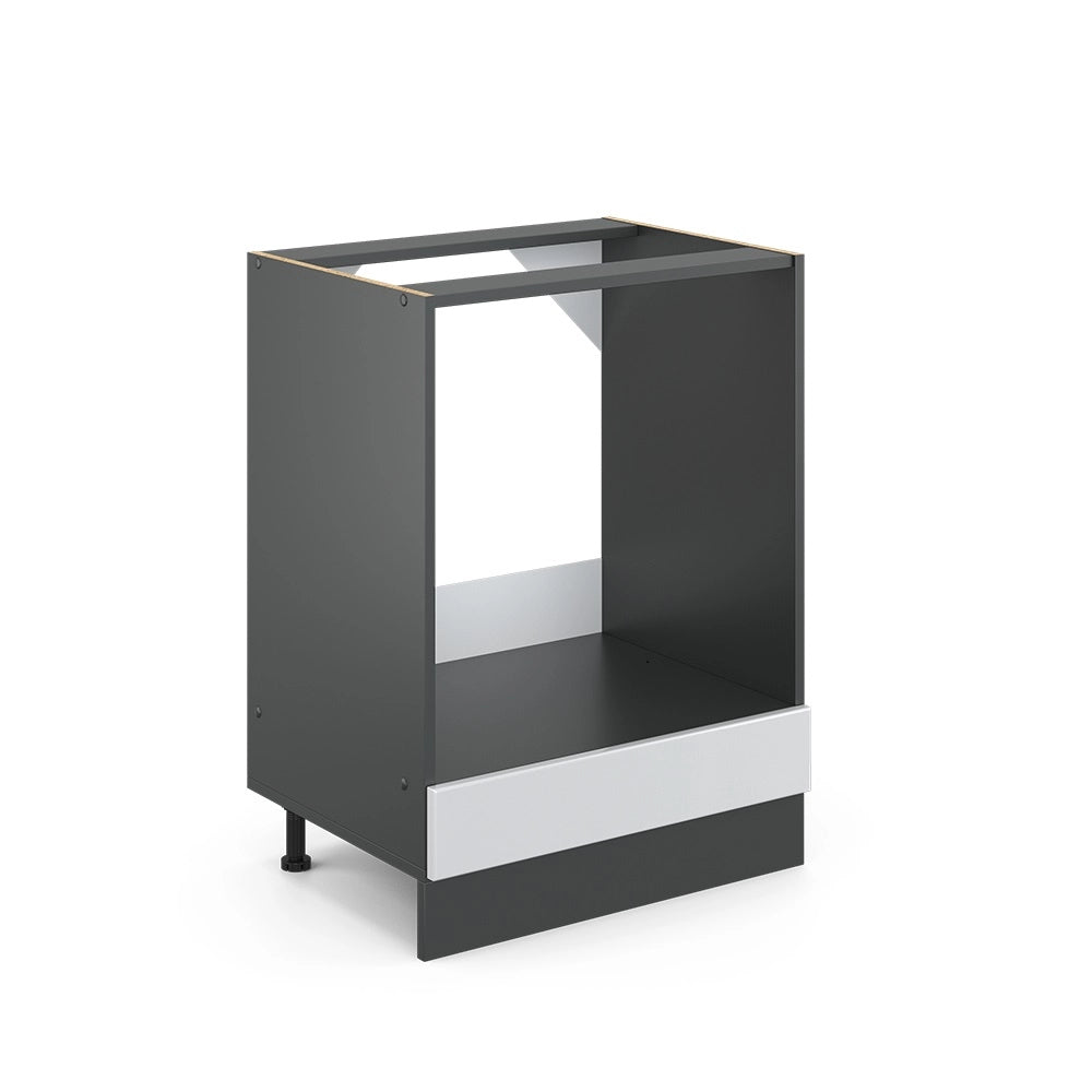Vicco Mobile per forno da incasso Bianco casa di campagna 60 cm , PL Rovere