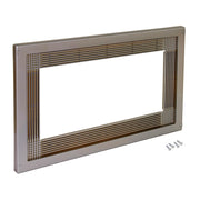 Emuca Cornice per microonde, 600, Nichel satinado, Tecnoplastica, 1 u.
