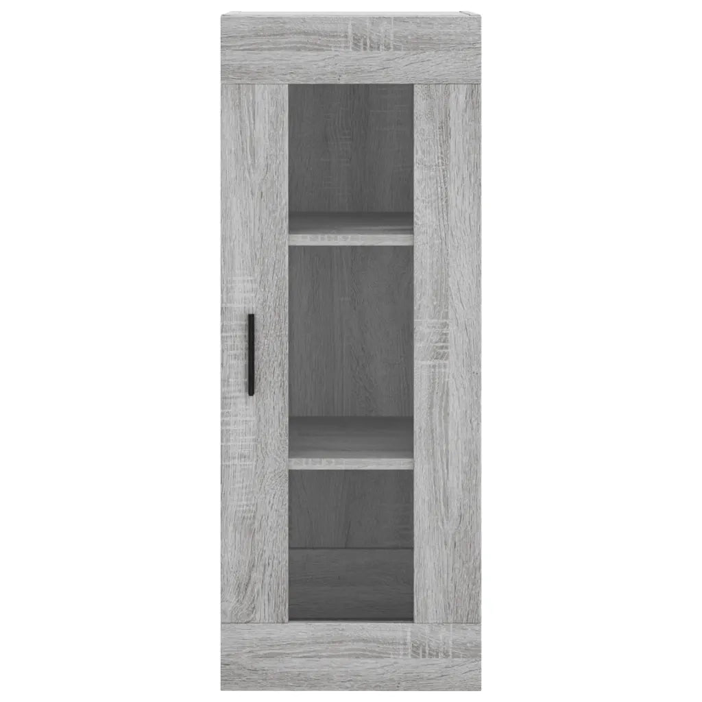 Credenza | Madia | Buffet da pranzo | Armadio da pranzo Grigio Sonoma 34,5x34x180 cm in Legno Multistrato