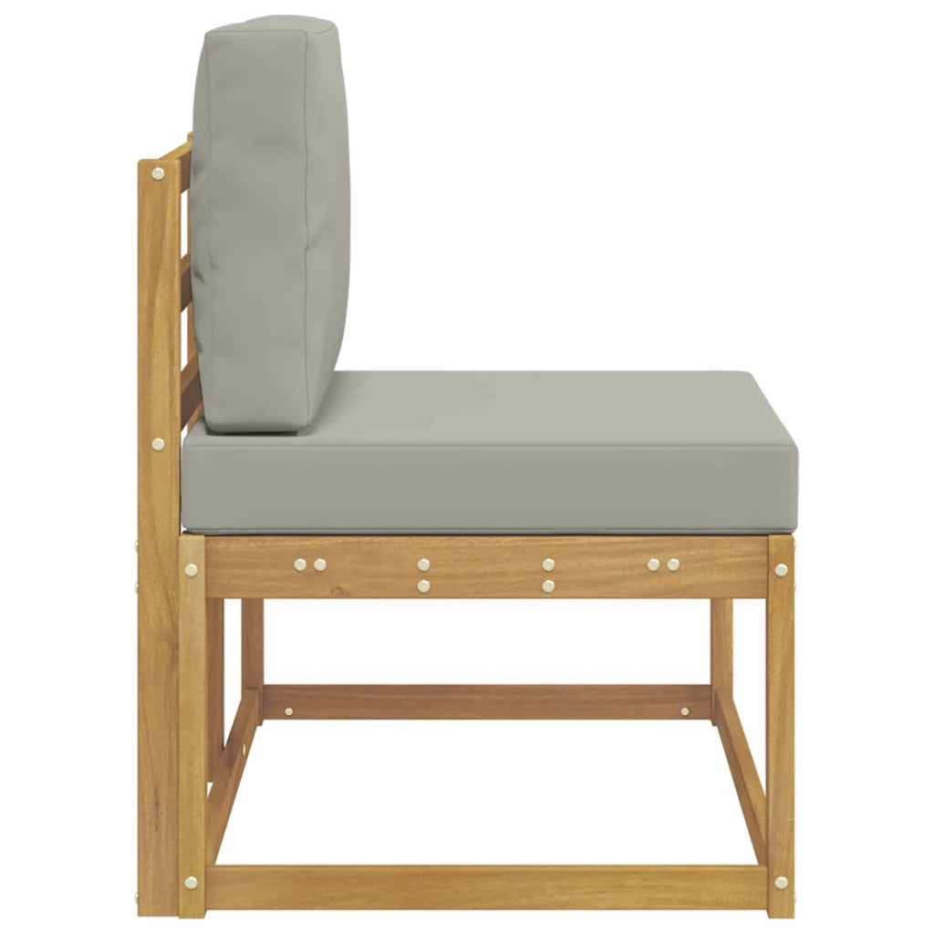 Divano da Esterno con cuscino-Divano da Giardino Bianco 91 x 63 x 73 cm 336062