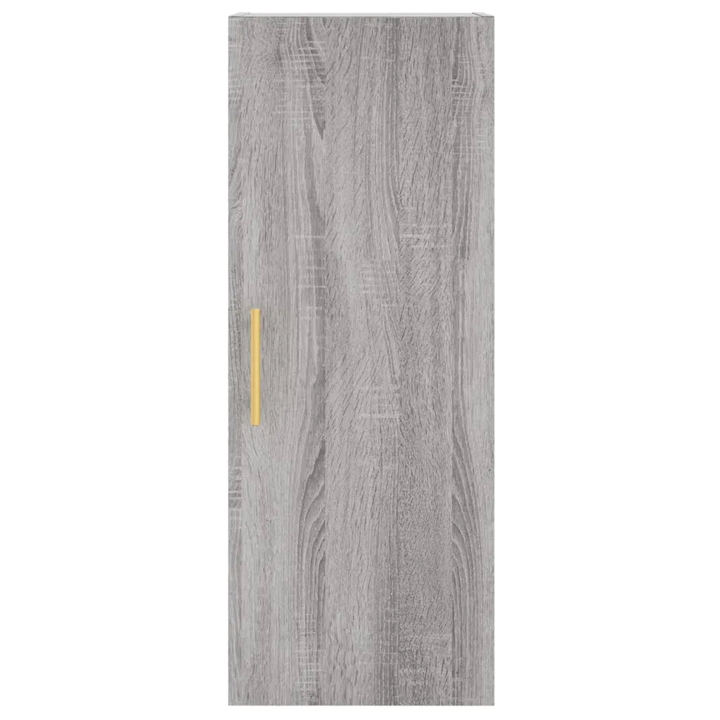 Mobile a Parete Grigio Sonoma 34,5x34x90 cm 828850