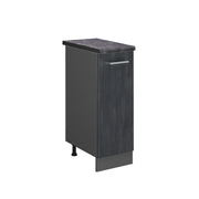 Armadio cucina dispensa alto R-Line Calce nera/Antracite 30 cm PL Antracite Vicco