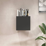 WHOUS Pensile a cubo Chronos con 1 anta antracite opaco 50x35x50 cm