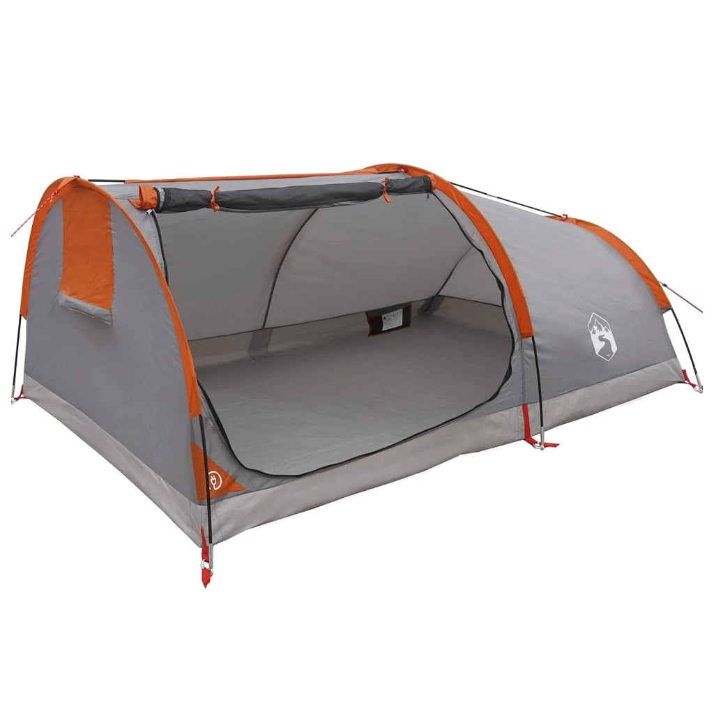 Tenda da Trekking Impermeabile 1 persona Grigio e arancione 42042232