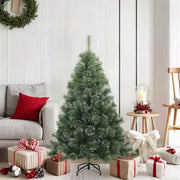 Albero di Natale Artificiale Snodato Foderato di Neve Verde 42019336