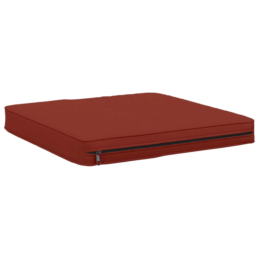 Cuscini per Sedia in 4 Pezzi VUGHT 4 pcs 100% Poliestere Rosso 946275