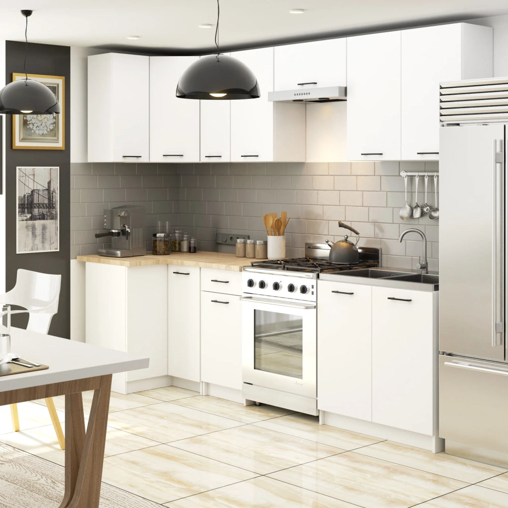 Mobile da cucina pensile sistema AKORD OLIWIA 60 cm H720 Bianco 2 ante 60x30x72 cm