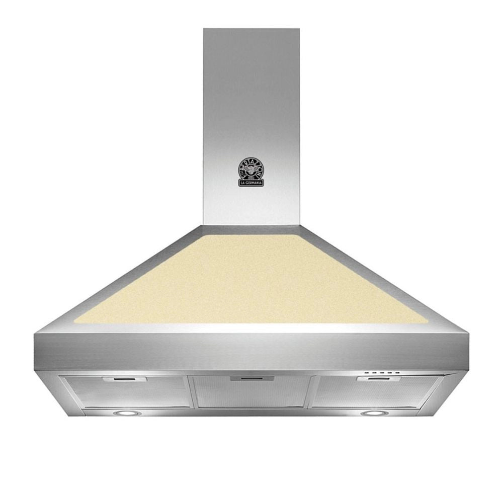 Cappa camino Bertazzoni K90AMHCRA 90 cm. 1 motore colore inox e crema classe A