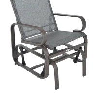 – Sedia a Dondolo da Giardino 75 × 60 × 105cm