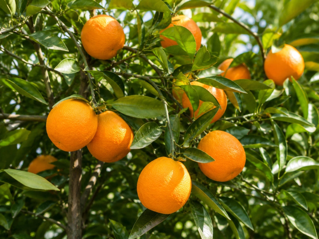 Gardenaria Arancio - Citrus sinensis 'Valencia' - Pianta di agrume da frutto in vaso Altezza: 70/80 cm (vaso 22)