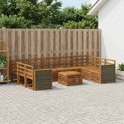 Set divani Legno di Acacia Massello